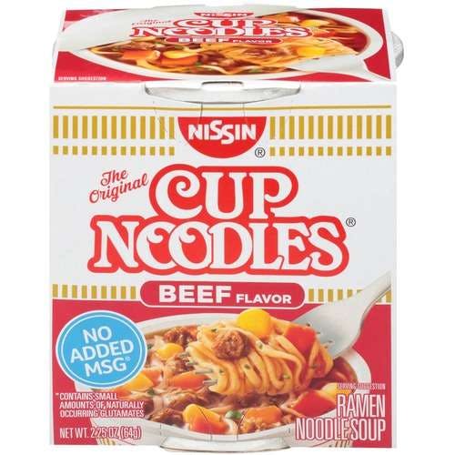 Beef Flavor Cup Noodles