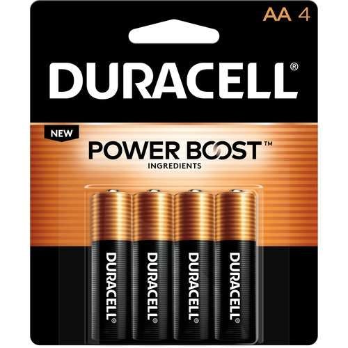 Duracell Coppertop Batteries - AA, 4 Pack