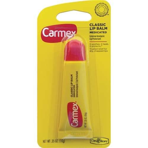 Carmex Original Lip Balm - 0.35 oz, Analgesic Lip Protectant