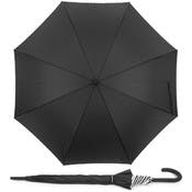 Auto-Open Umbrellas - Black, Braided Cord Trim