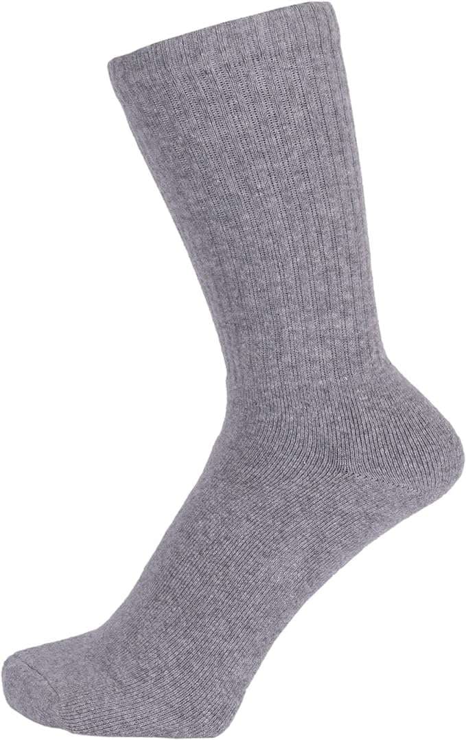 Men's Sports Socks - Grey, 9-11, 3 Pack