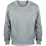 Men's Crew Neck Sweatshirt - Light Grey, 2XL, Fleece