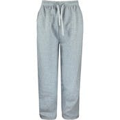 Men's Fleece Sweatpants - Light Grey, 2 X