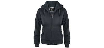 Women's Full Zip Hoodie Jackets - S-XL, Black