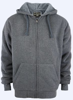 Men's Hoodies Jackets - Grey, Small, Sherpa Lining