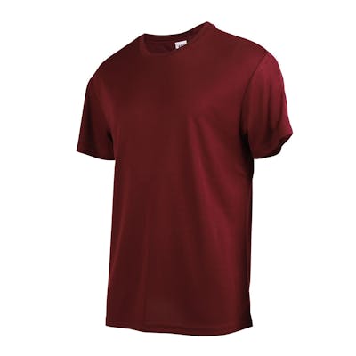 Men's Jacquard Mesh T-Shirts - Wine, Sizes S-3X