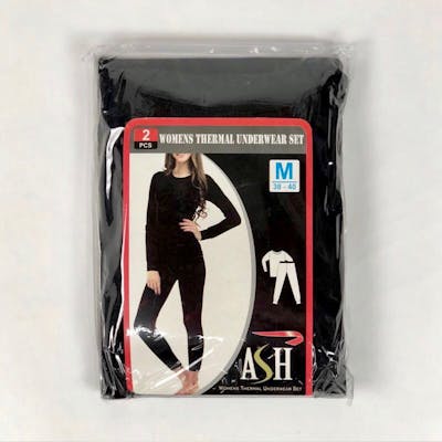 Women's Thermal Underwear Set - Black