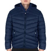 Men's Fleece Lined Full Zip Jackets - S-2X, Navy, Zipper Pockets
