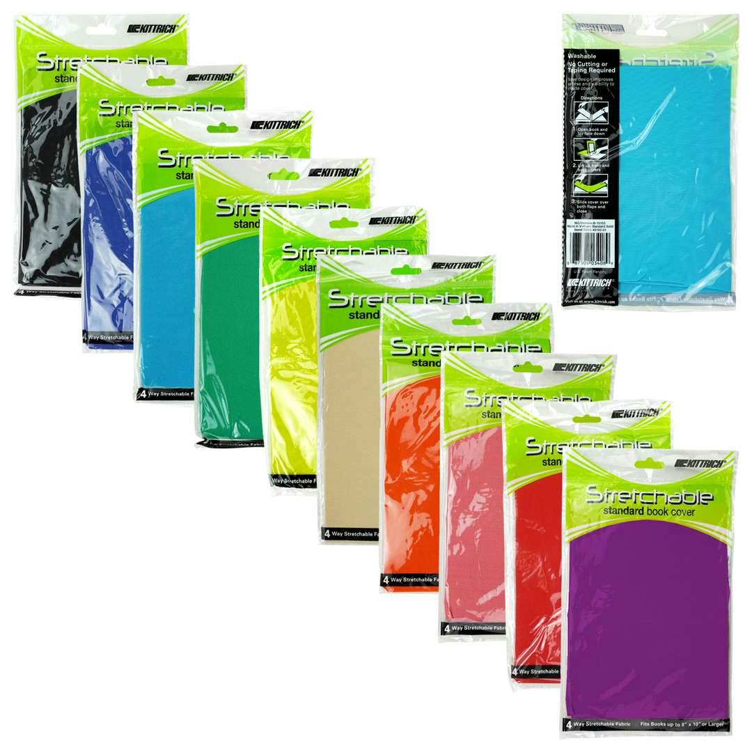 Stretchable Textbook Covers - Assorted