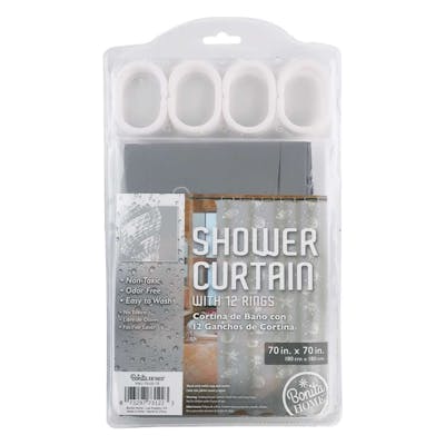 Shower Curtains - Grey Shell, 70" x 70"