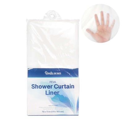Shower Liners - Opaque White, 70" x 72"