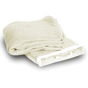 Micro-Plush Fleece Blanket- Cream