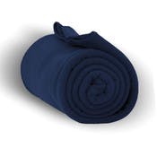 Heavy Weight Fleece Blankets - Navy, 50" x 60"