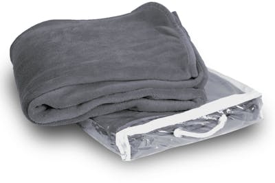 Micro-Plush Fleece Blankets - Gray, 50" x 60"