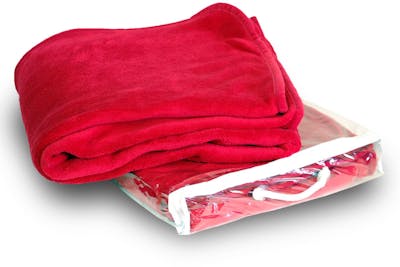 Micro-Plush Fleece Blanket - Red, 50" x 60"