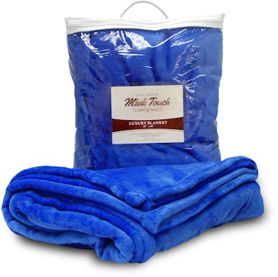 Mink Touch Throws - Royal Blue, 50" x 60"