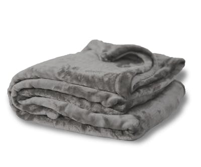 Oversized Deluxe Mink Blankets - Gray, 60" x 72"
