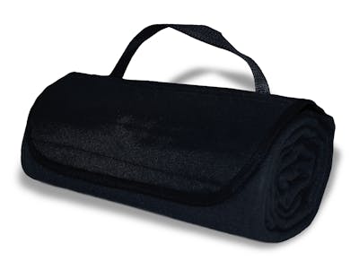 Roll Up Blankets - Black, 47" x 53"