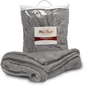 Mink Touch Throws - Gray, 50" x 60"
