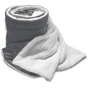 Sherpa Blankets - Gray, 60" x 72"