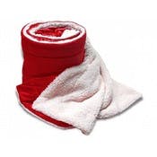 Oversized Sherpa Blankets - Red, 60" x 72"