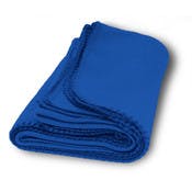 Medium Weight Fleece Blankets - Royal Blue, 50" x 60"