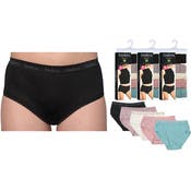 Women's Cotton Panties - 5-Pack, Sizes 5-7, Dusty Tones