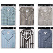 Men's Cotton Pajama Sets - Plaids, M-XL, Long Sleeve & Pants