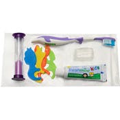 Children's Dental Essentials Kits in Zipper Bag - 9-Piece, Assorted