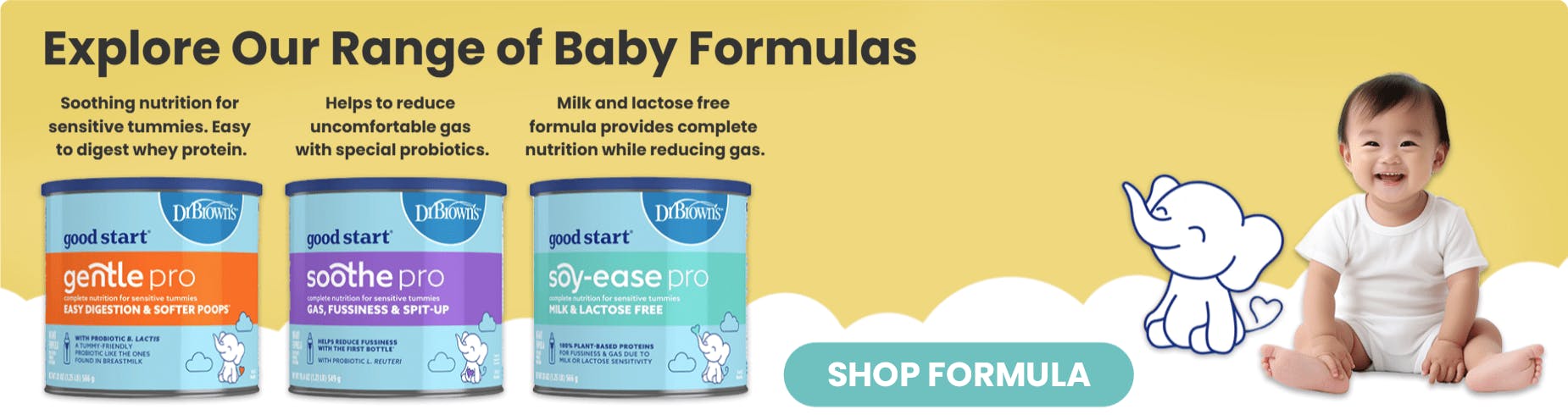 Explore Our Range of Baby Formulas