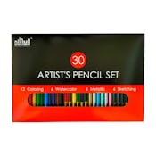 Colored Pencil Sets - 30 Pencils in 4 Mediums
