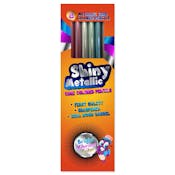 Shiny Metallic Pencils - 8 Pre-sharpened Colors