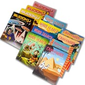 Large Print Word Search, Crossword & Sudoku Books - Assorted Titles