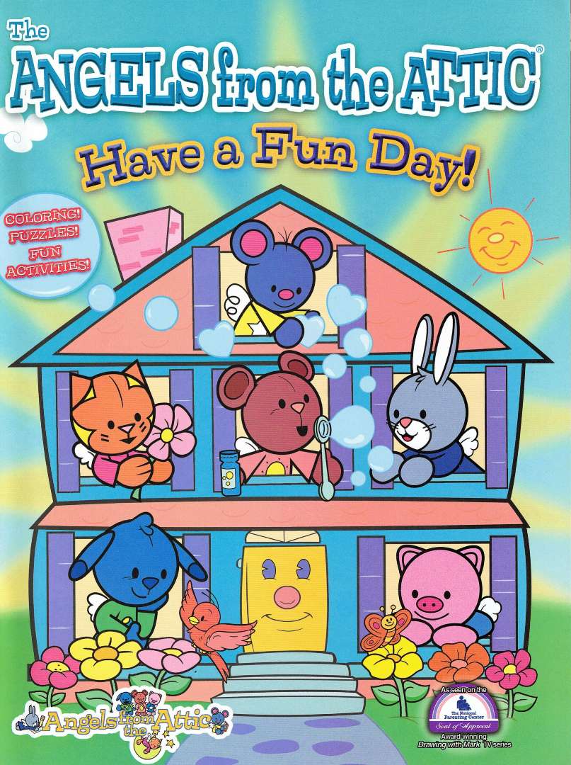 "Angels from the Attic" Coloring Books - 64 Pages, 8" x 10.5"