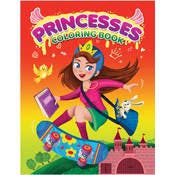 Princesses Coloring Books - 64 Pages, 10.5" x 8"
