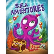 Sea Adventures Coloring Books - Sea Animals, 64 Pages