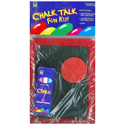 Chalk Talk Fun Kits - Chalkboard, Chalk &amp; Eraser