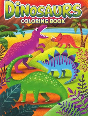 Dinosaurs Coloring Books - Assorted, 64pgs