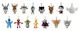 Licensed Character Plush Clips - Assorted (1 of 2)