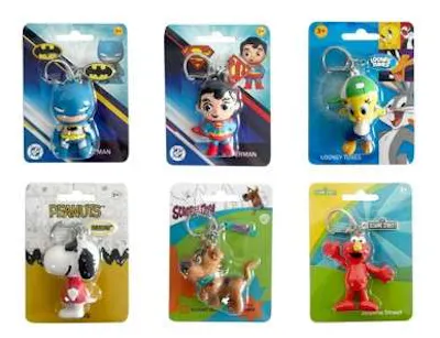 Licensed Character Keychains - Assorted