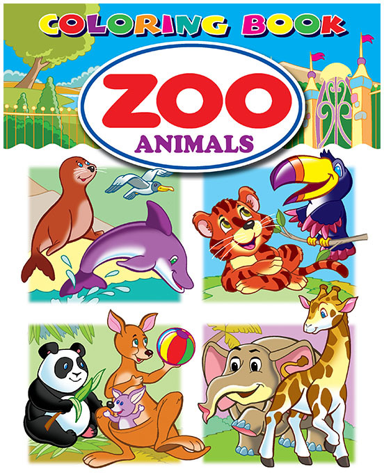 Download Wholesale Zoo Coloring Book Sku 2274892 Dollardays