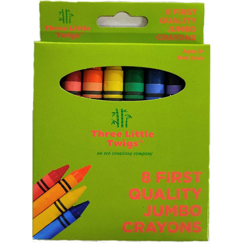 Jumbo Crayons - 8 Count  Assorted Colors