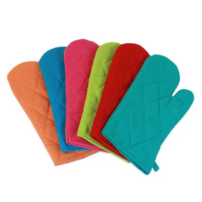 Bright Oven Mitts - Assorted, 7" x 12"