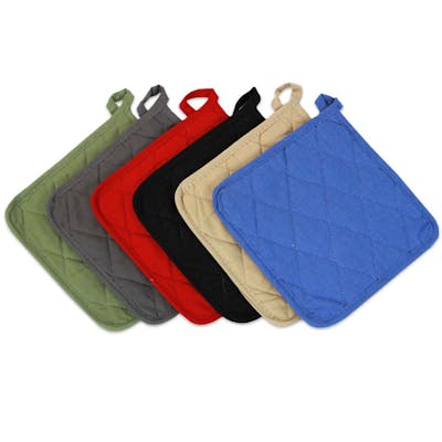 Woven Pot Holders - Assorted, 8" x 8"