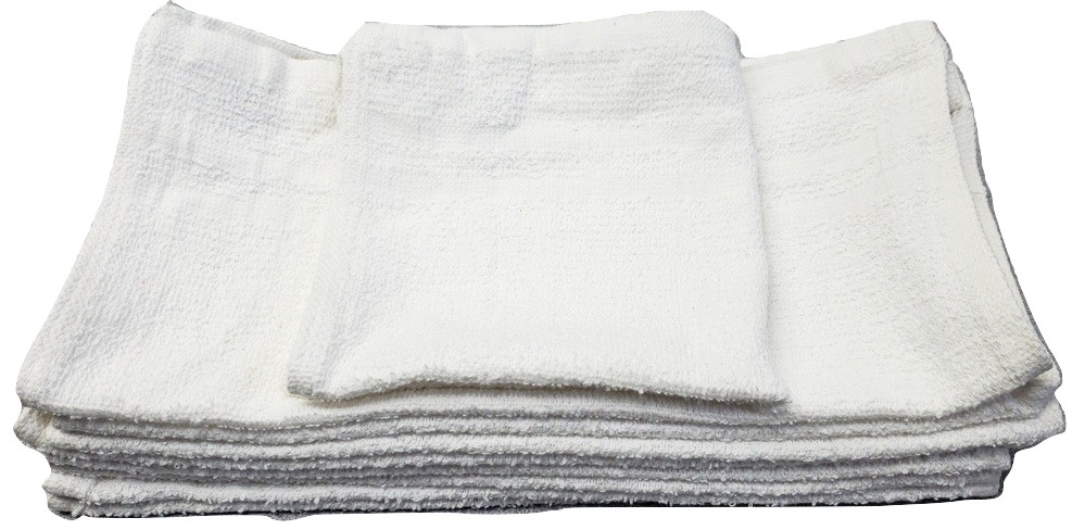 Premium White Wash Cloth - 12 x 12