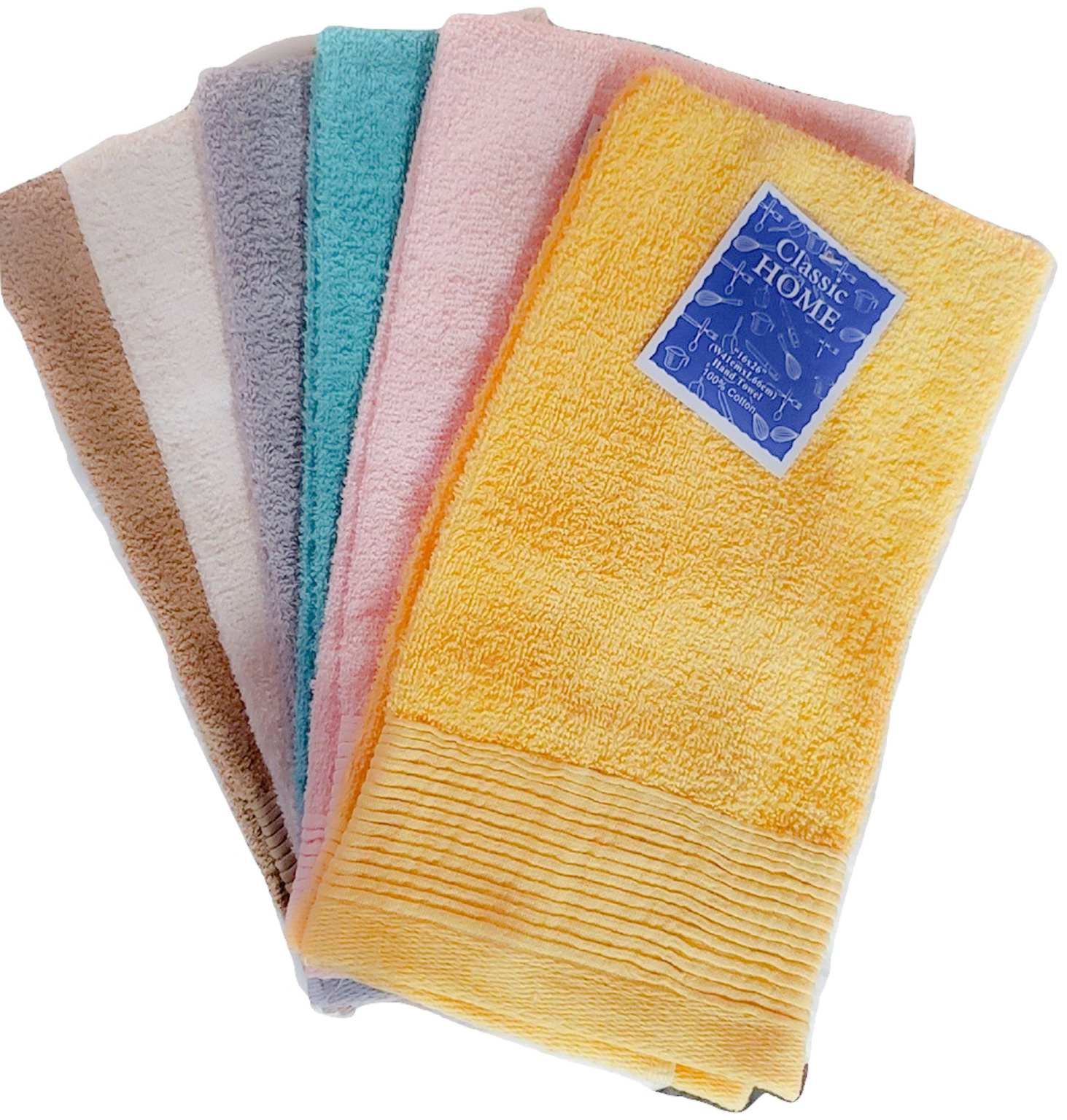 Wholesale Solid Terry Hand Towel 16" x 26" (SKU 676238) DollarDays