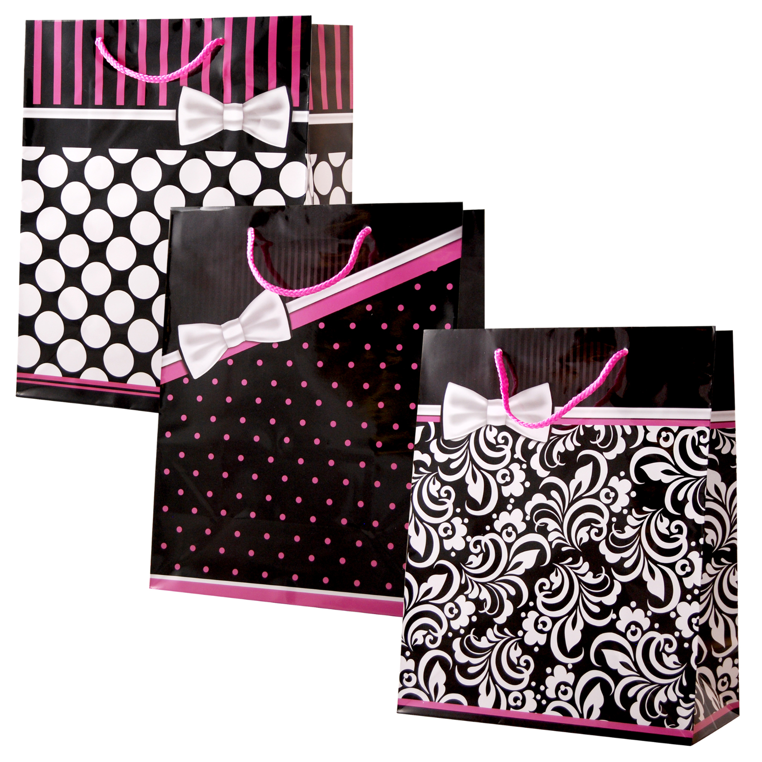 pink gift bags wholesale