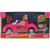 Elsie Traveler Dolls with Car and Accessories, 4" - Assorted
