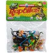 Animal World Toy Reptiles, 10-Pack