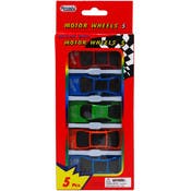 Motor Wheels Metal Cars, 5-Pack